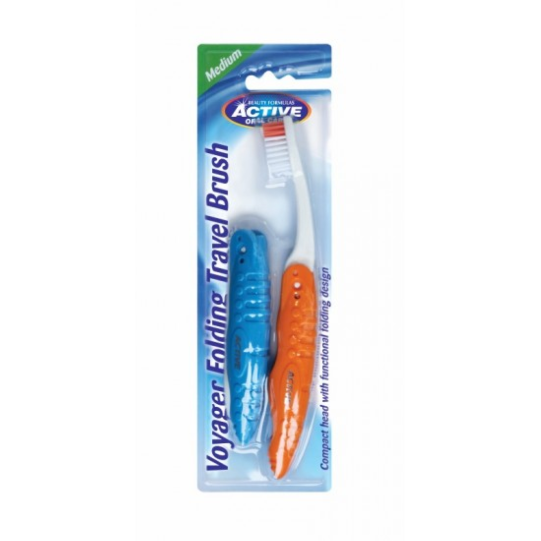 ACTIVE VOYAGER FOLDING TRAVEL BRUSH MEDIUM